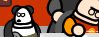 Jumping panda, falling terrorist